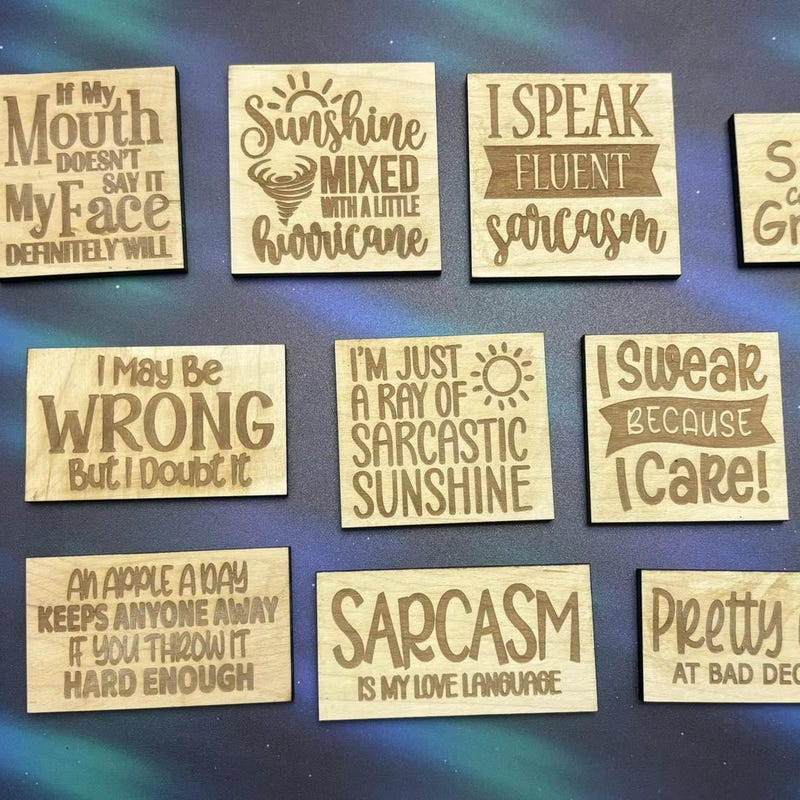 Funny Magnet Sayings Etsy