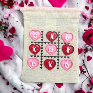 Bolsa de tres en raya para San Valentín