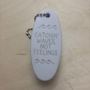 Floating Foam Keychain for boating, kayaking, jetskiing, Anything on the water! 6 Colors Available Catchin Waves