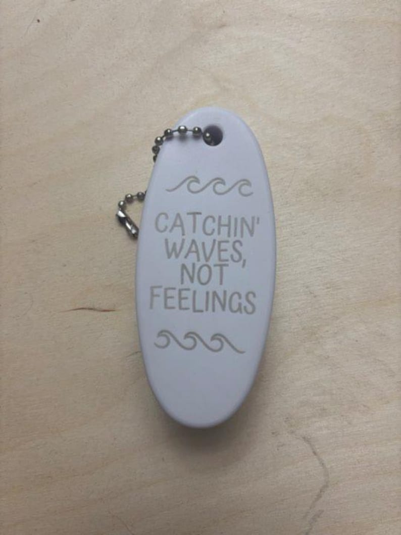 Floating Foam Keychain for boating, kayaking, jetskiing, Anything on the water! 6 Colors Available Catchin Waves