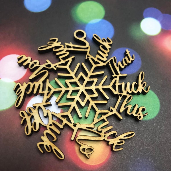 Fuck Flake Ornament