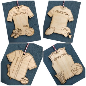 Personalized Sports Ornament