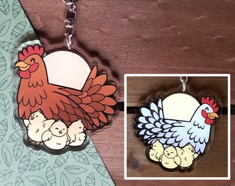 Happy Chicken keychain