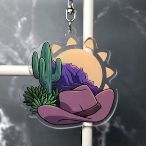 Out West keychain