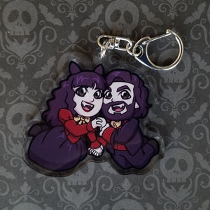 Laszlo & Nadja keychain