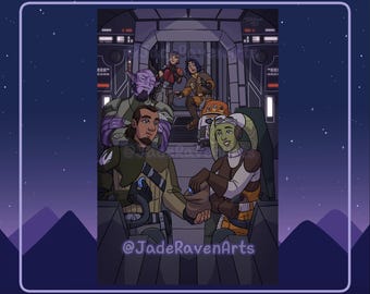 11x17 in Prints - Rebel Family