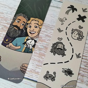 Treasure Map bookmark | gentlebeard gay pirates