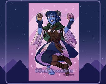 Little Sapphire Sweets print