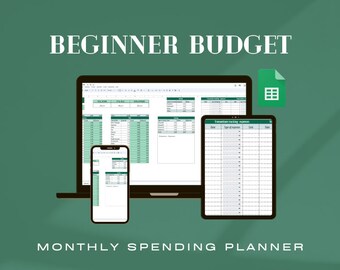Easy-to-Use Monthly Budget Tracker | One-Tab Google Spreadsheet for Personal Finances