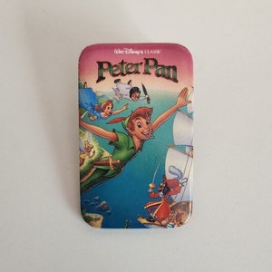 Peter Pan Movie Re-release Button (1988)