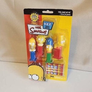 Simpsons Party Favor Mini Pez Dispensers