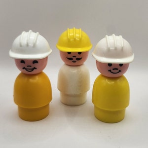 Kunststoff Fisher Price Big People Figuren Bauserie