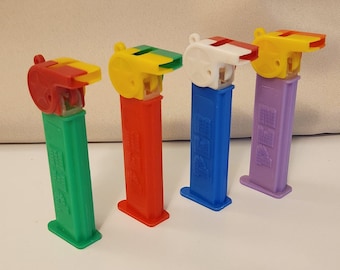 Set of 4 Pez Bonbons Merry Music Maker Whistles on Card 1980's - Etsy