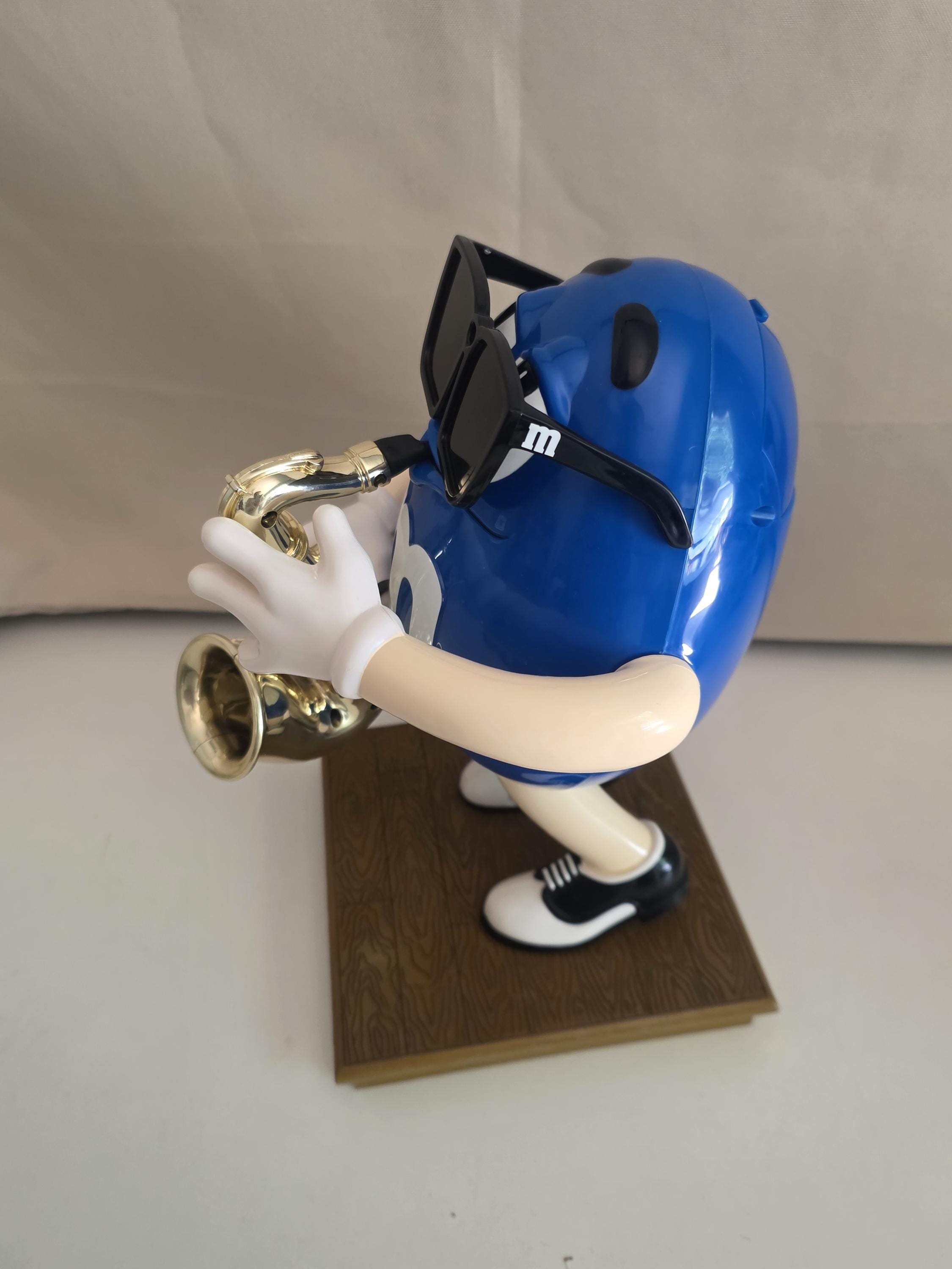 Blue M&M Limited Edition Blues Cafe Saxophone Player Candy