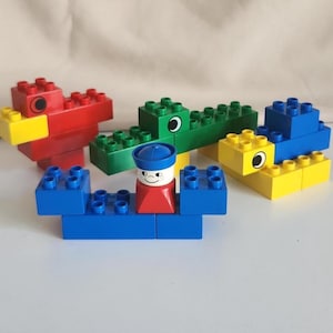 Vintage McDonald&#39;s Happy Meal Lego Duplo Building Sets