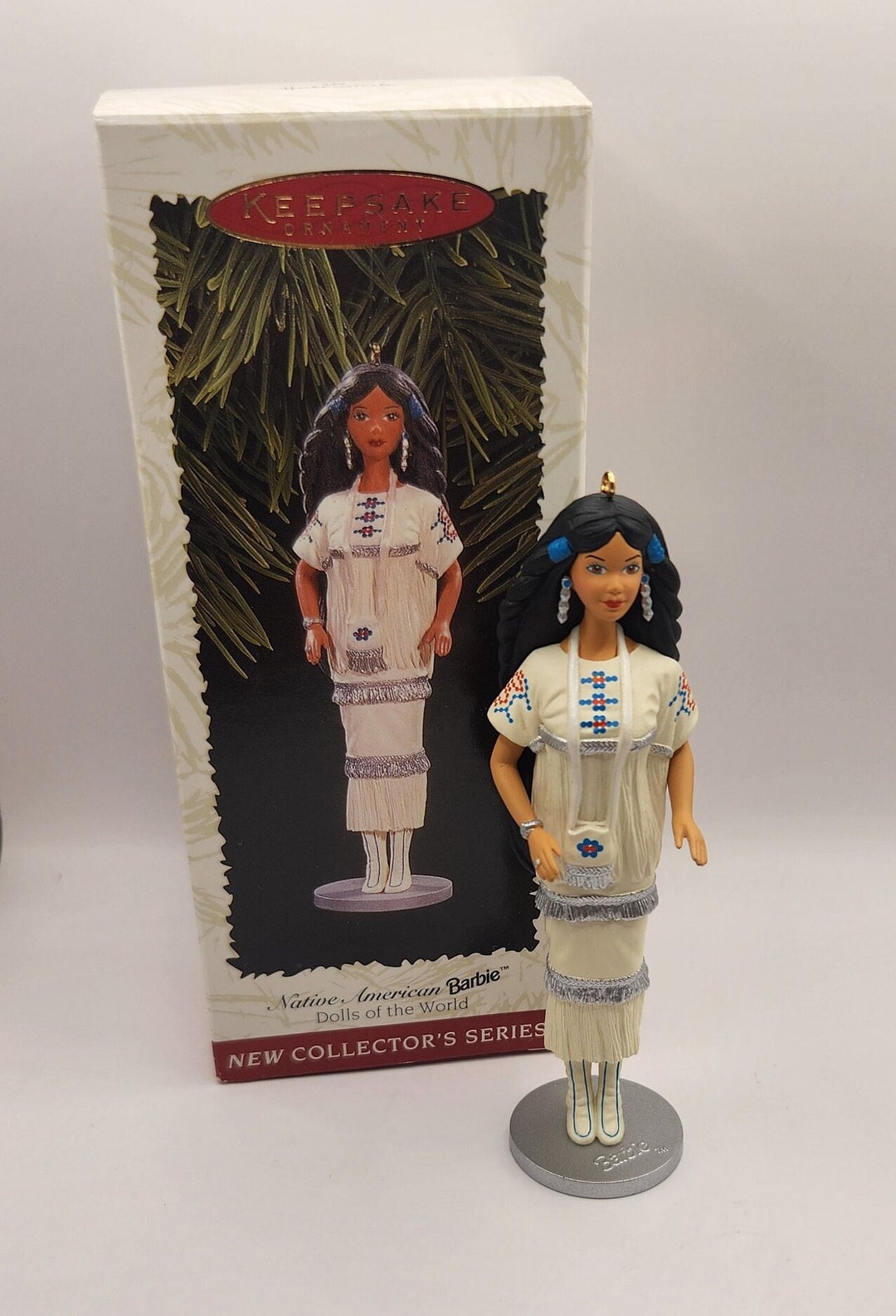 Dolls of the World Native American Barbie Hallmark Keepsake