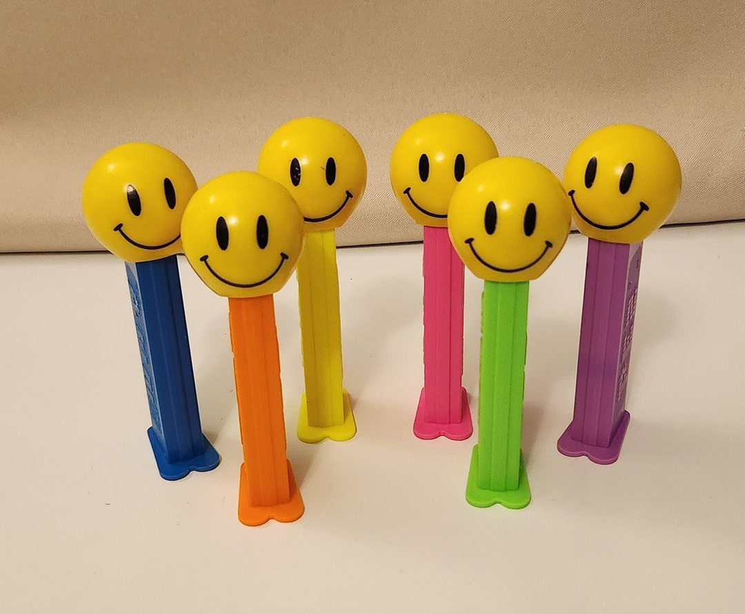 Walmart Smiley Faces Pez - Etsy