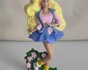 Lot De 4 Mini Poupées Barbie McDonald’s USA - 10 Cm - Princesses Et Mariée - Occasion - Collection Jouets Vintage