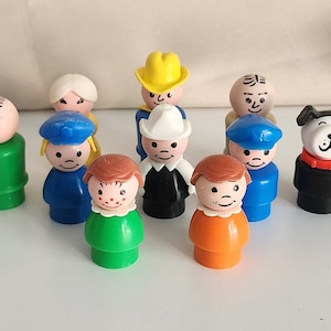 Kunststoff Fischer-Preis Little People Figuren