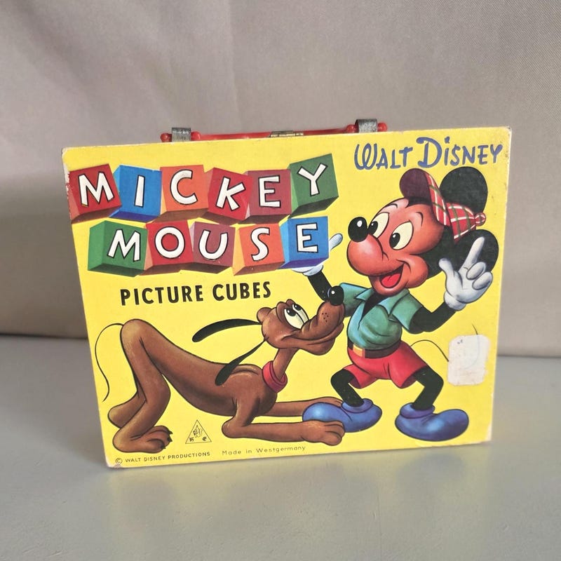 Mickey Mouse Picture Puzzle - Etsy