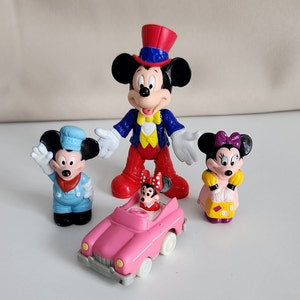 Mickey and Minnie Plastic Figurine Toys
