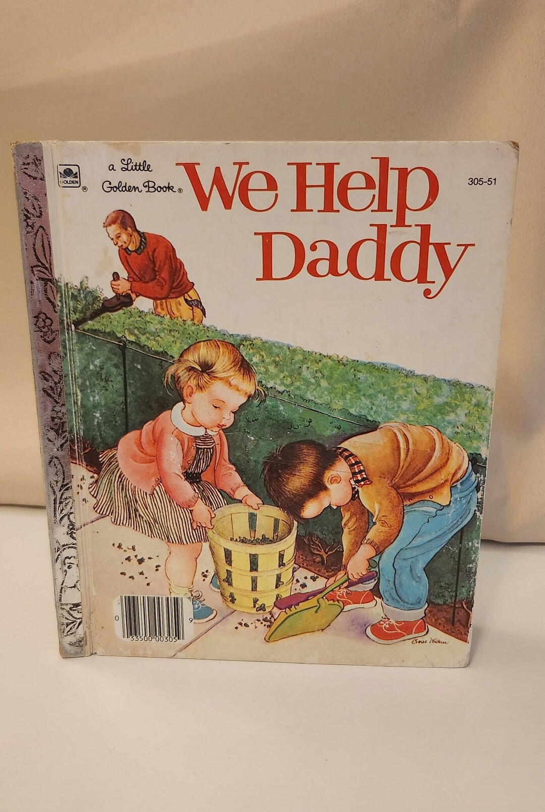 We Help Daddy Little Golden Book Etsy