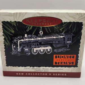 Lokomotywa parowa Hudson 700E Lionel #1 Train Hallmark Pamiątkowa ozdoba