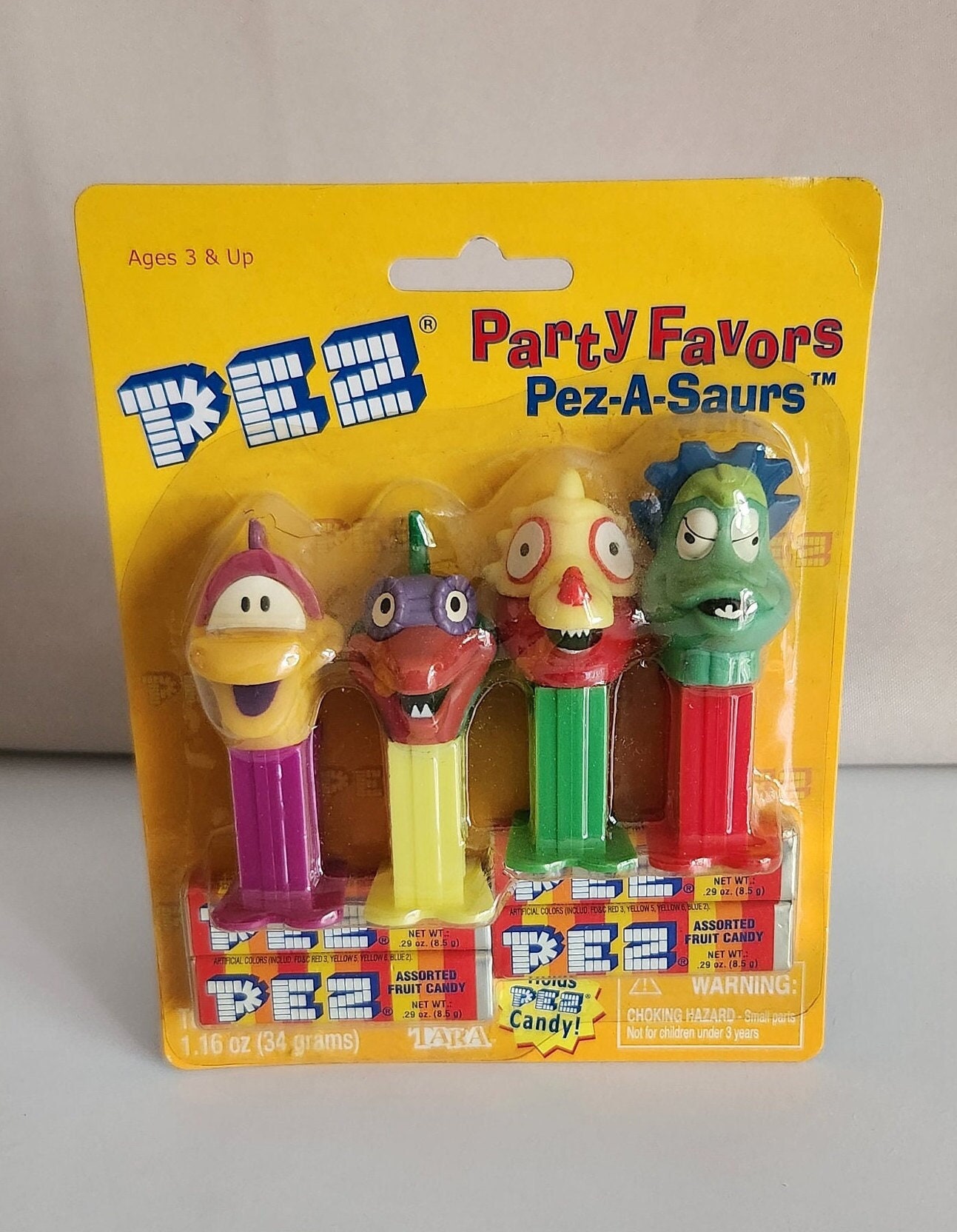 Mini Dinosaur Party Favor Pez - Etsy