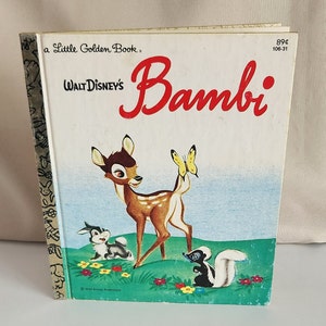 Walt Disney&#39;s Bambi Little Golden Book (1981)