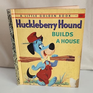 Huckleberry Hound costruisce una casa Little Golden Book (1959)