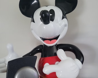 Raro vintage Disney Mickey Mouse animado teléfono inalámbrico parlante