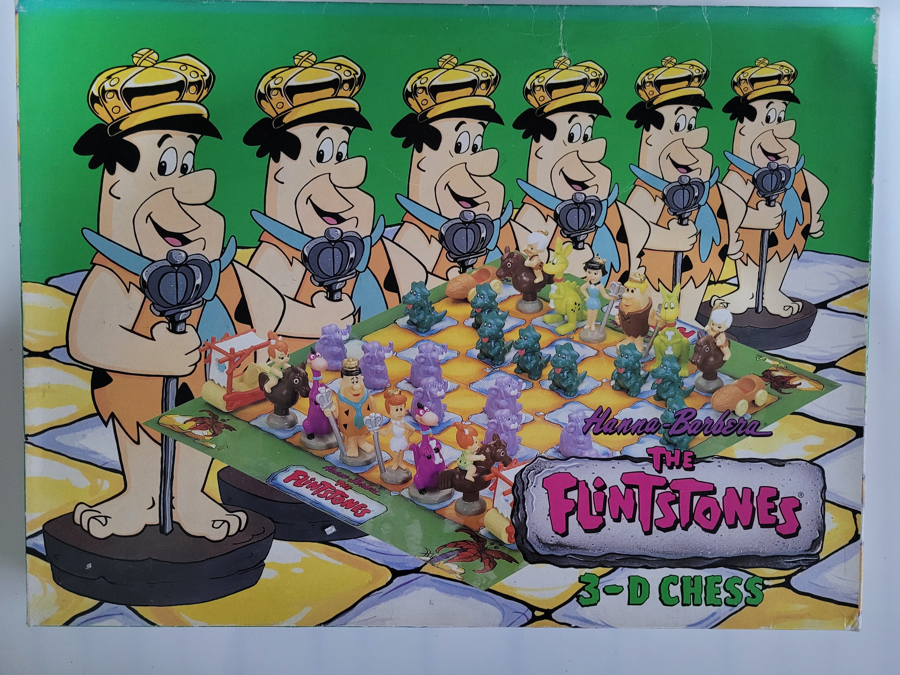 フリントストーン　チェス　レトロゲーム The Flintstones Board Game - Etsy