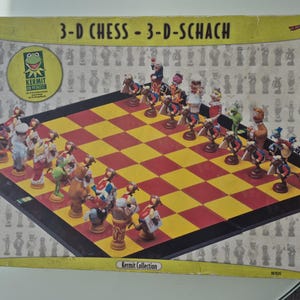Chess Game - 3D Chess Game Muppets - Kermit Collection chess