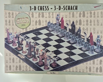 Star Wars 3d Chess made by A La Carte rare