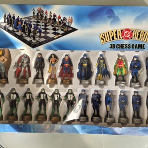 Super Hero Chess Set - Etsy