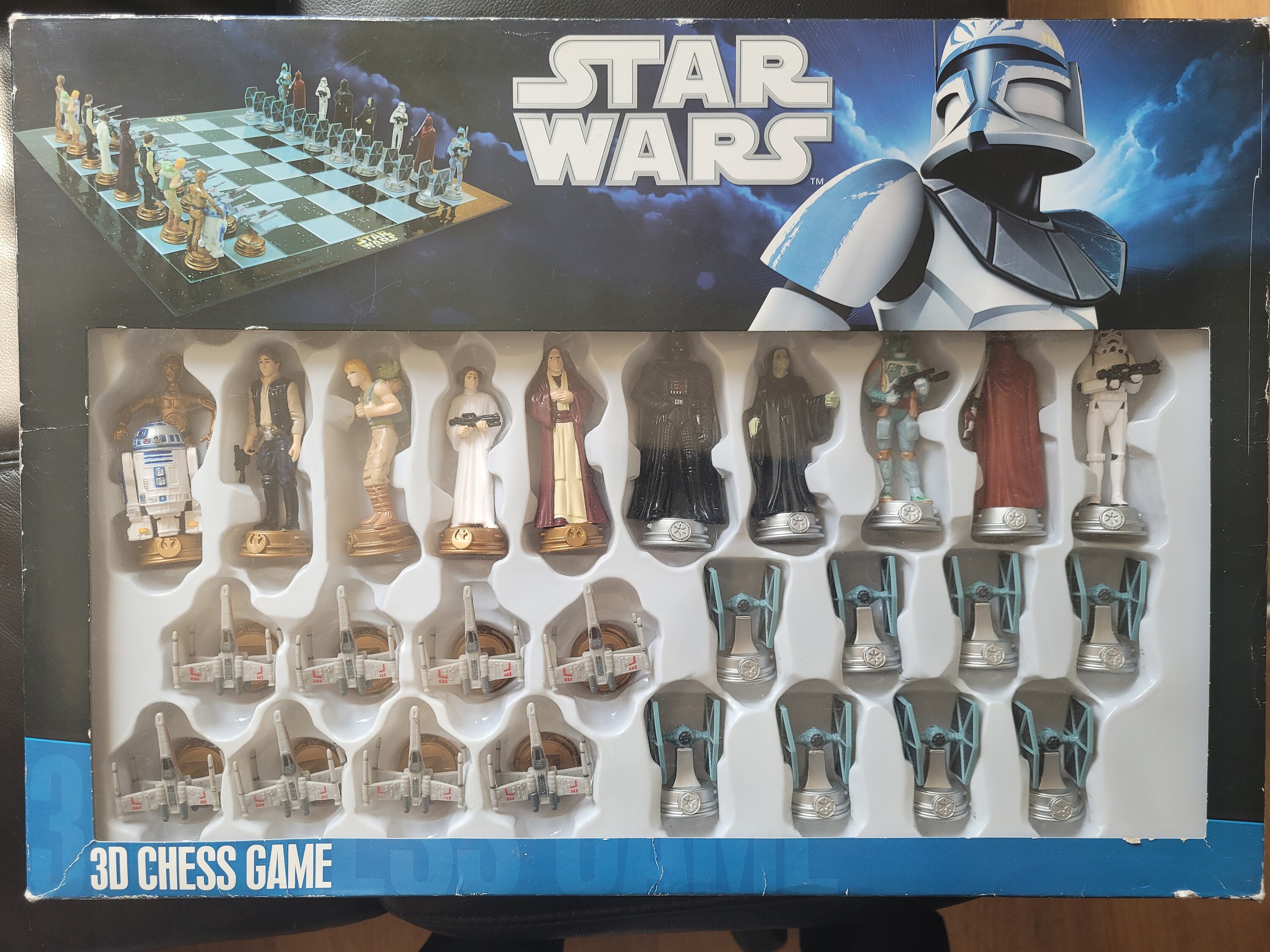 Vintage Star Wars Chess Set 3D Chess Game 