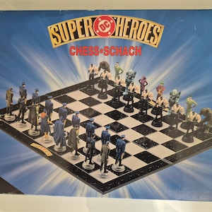 Super Hero Chess Set - Etsy