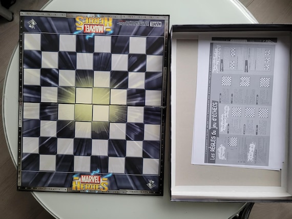Rare Original Marvel Heroes Chess Set Rare - Etsy