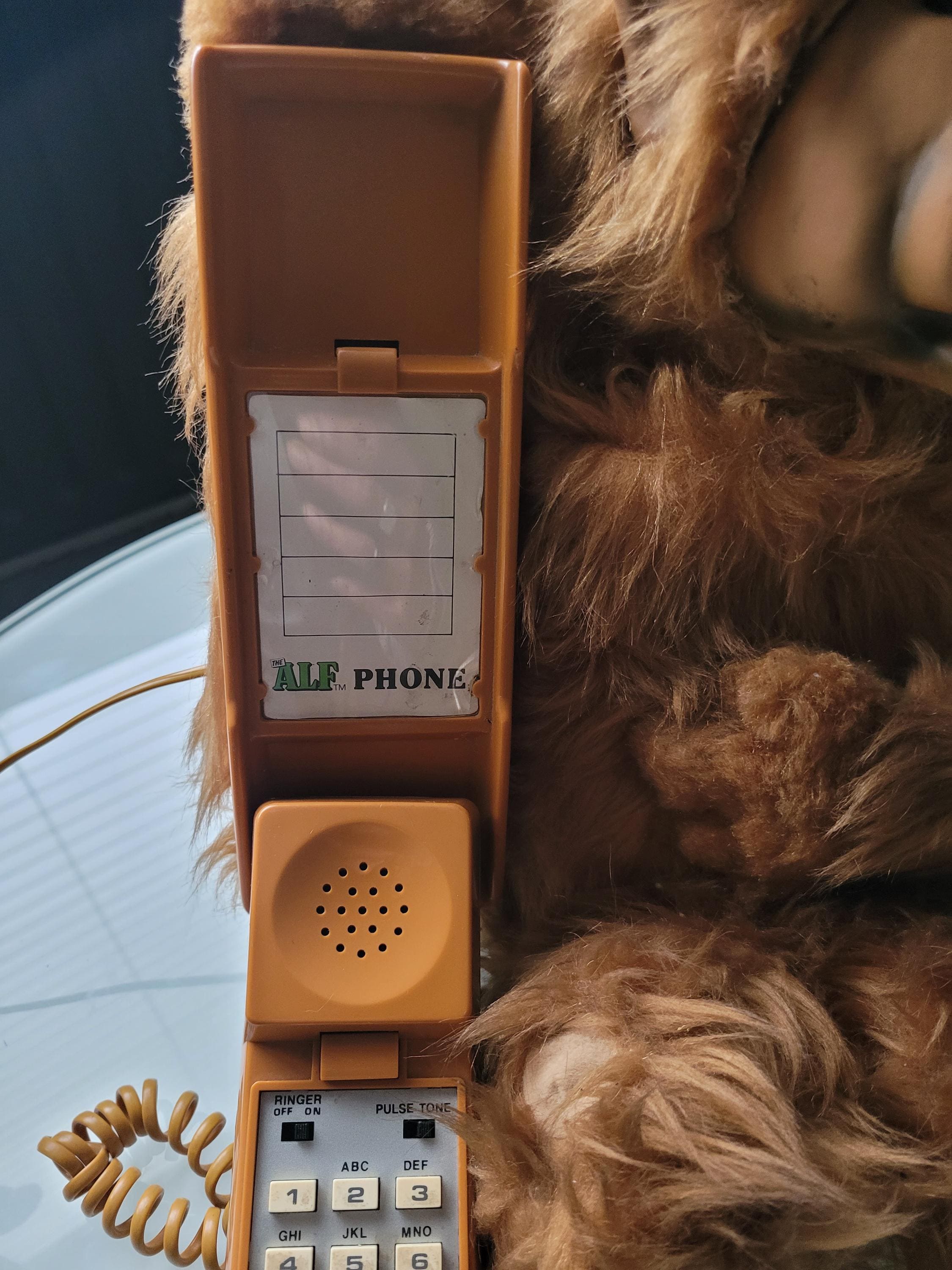 ALF 電話 The Alf Phone Vintage 1988 the Alf Sitcom - Plush - Model 618S - Etsy