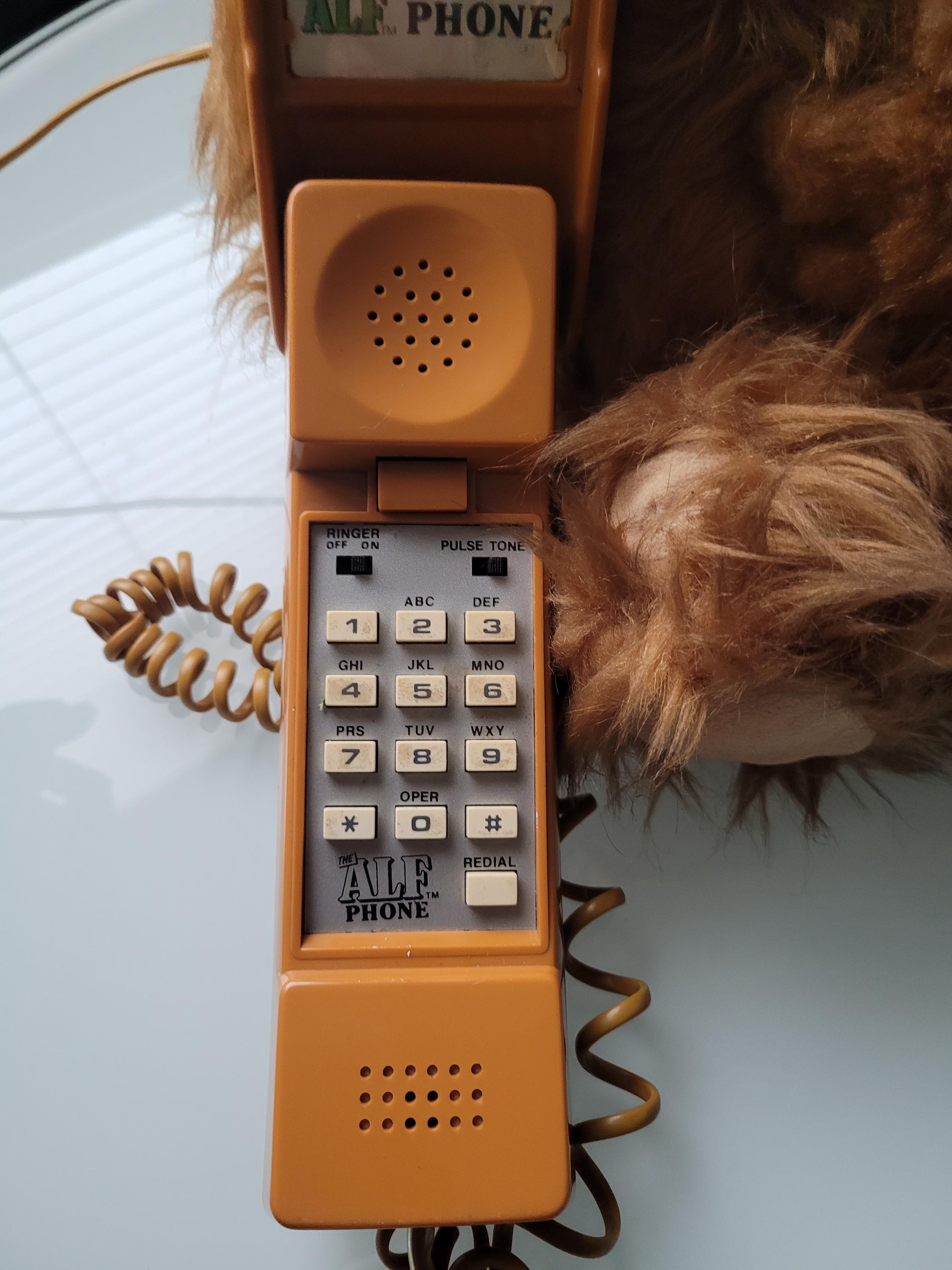The Alf Phone Vintage 1988 the Alf Sitcom - Plush - Model 618S - Etsy