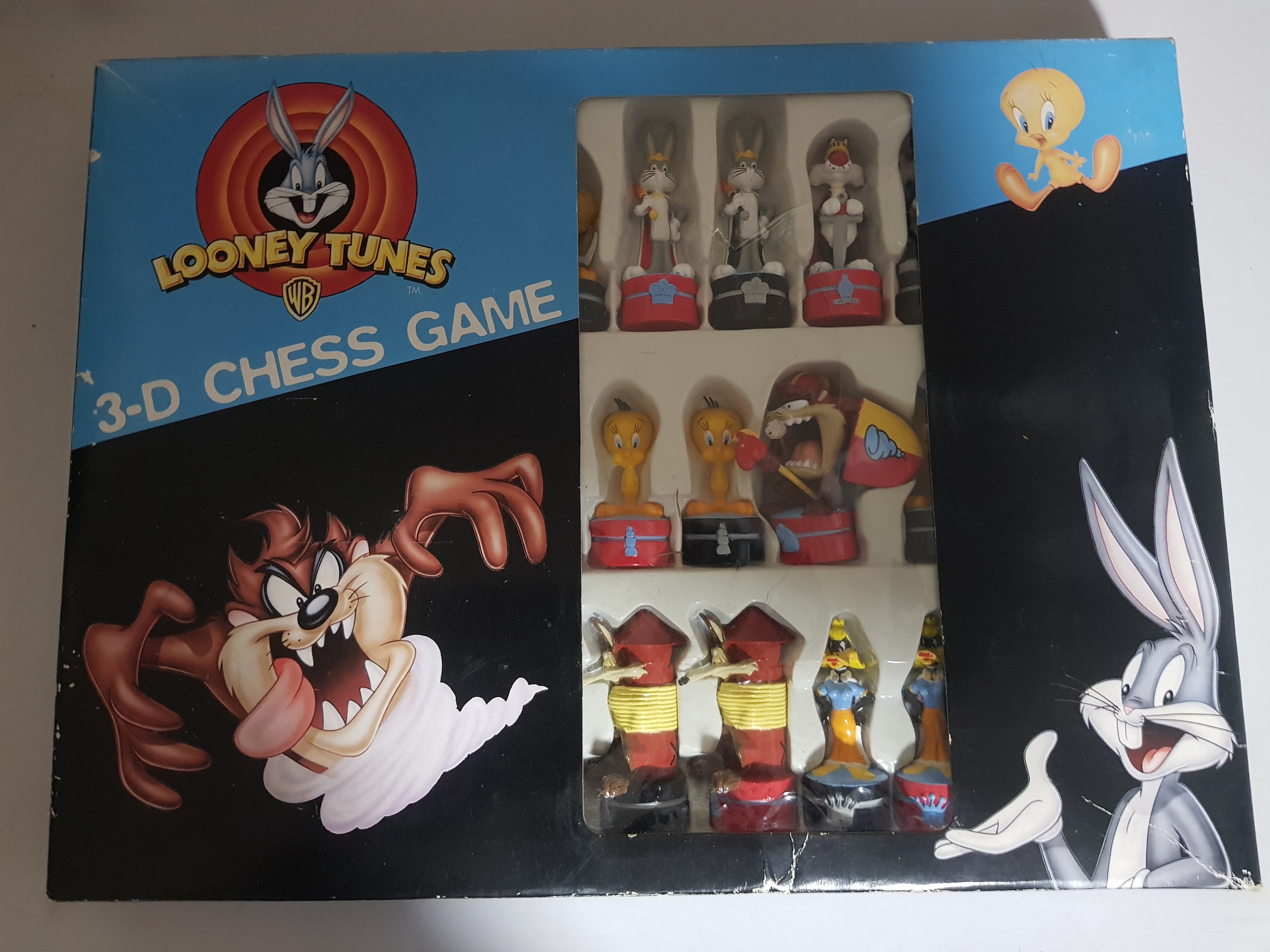 WB Looney Tunes Schach Spiel Chess 32 Figuren 