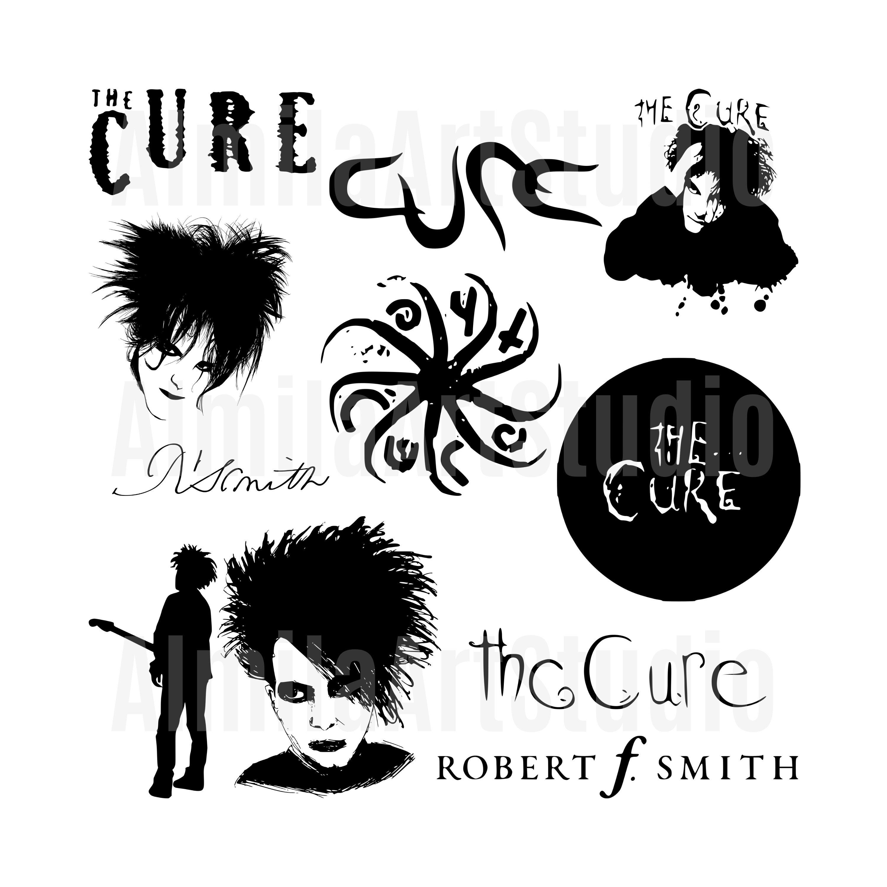 The Cure SVG Bundle Robert Smith Love Song Svg File for Cricut Rock Band  Svg Digital Download Svg Eps Dxf Pdf Png 