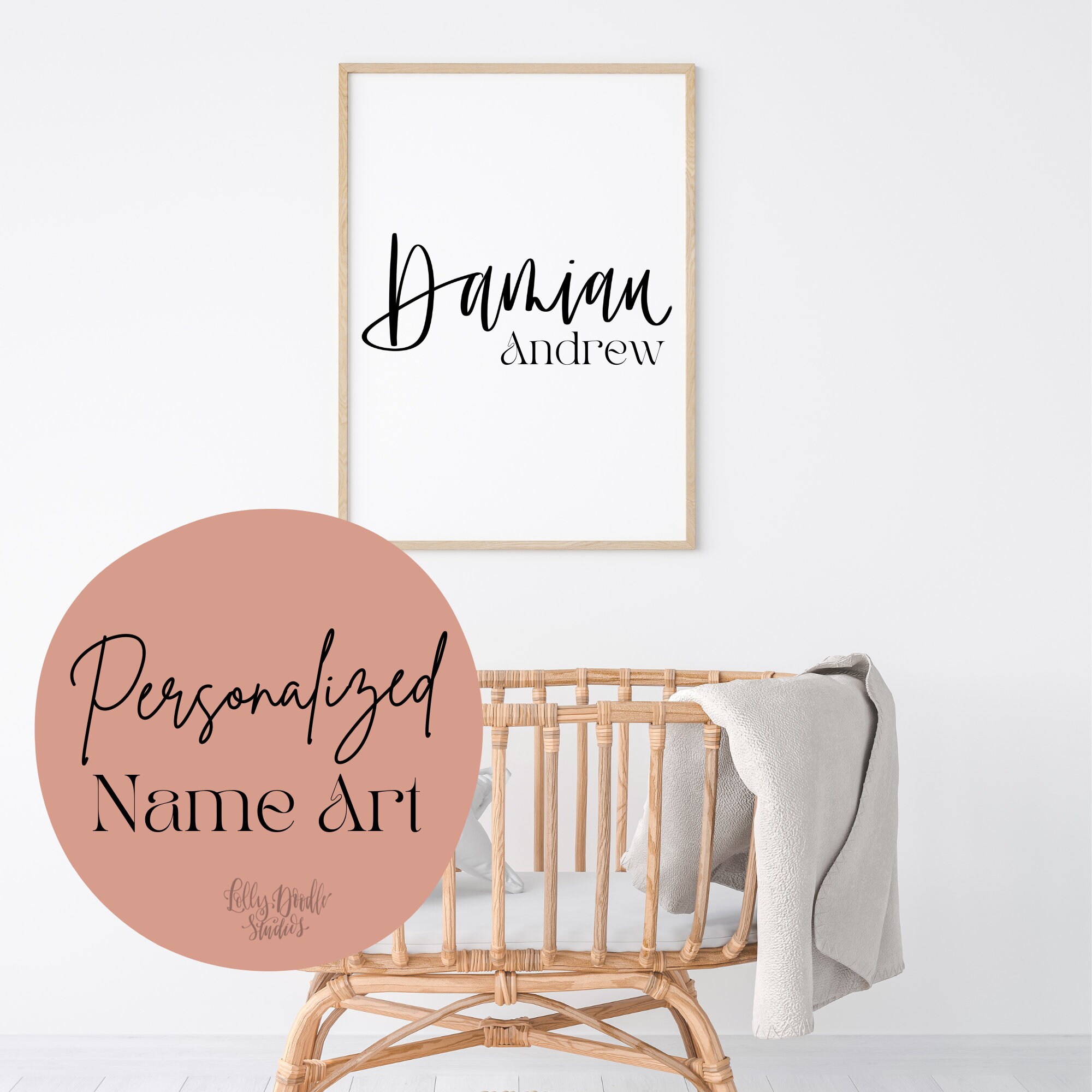 Custom Name Print Baby Name Art Print Personalized Name Etsy