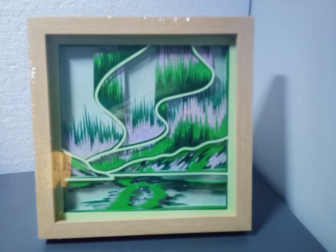 Aurora Borealis Northern Lights Light Box Night Light Etsy