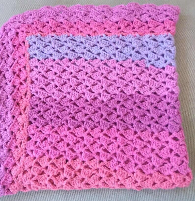 Crochet Handmade Baby Blanket Etsy