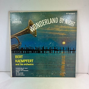 1960 Bert Kaempfert Vinyl | Wonderland by Night LP | Easy Listening Decca DL 74101