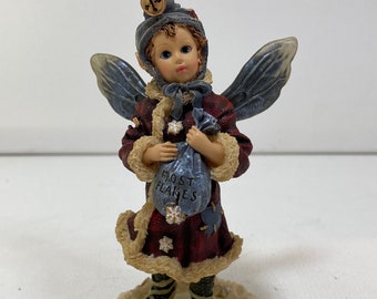 Kristabell Faeriefrost - Boyds Wee Folkstone Fairy Figurine #36002