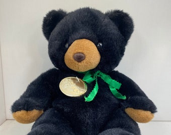 Chad Valley Vintage Black Teddy - 1980s Collector's Bear