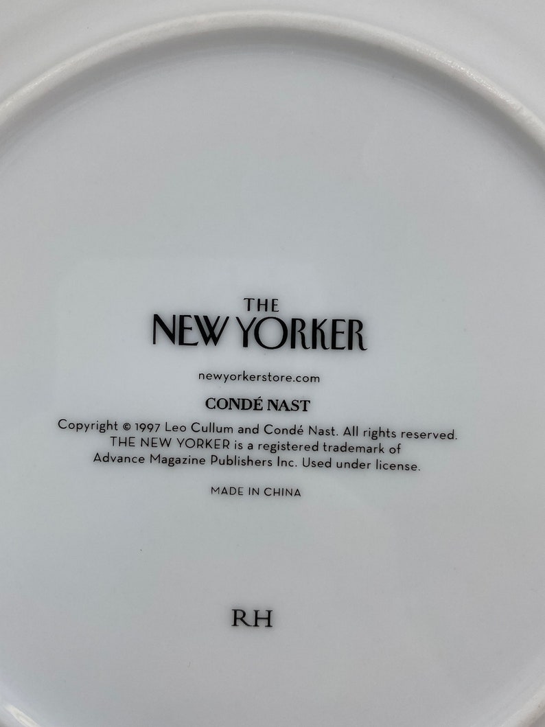 1997 New Yorker Cartoon 'Funny Fish' Collector's Plate image 8