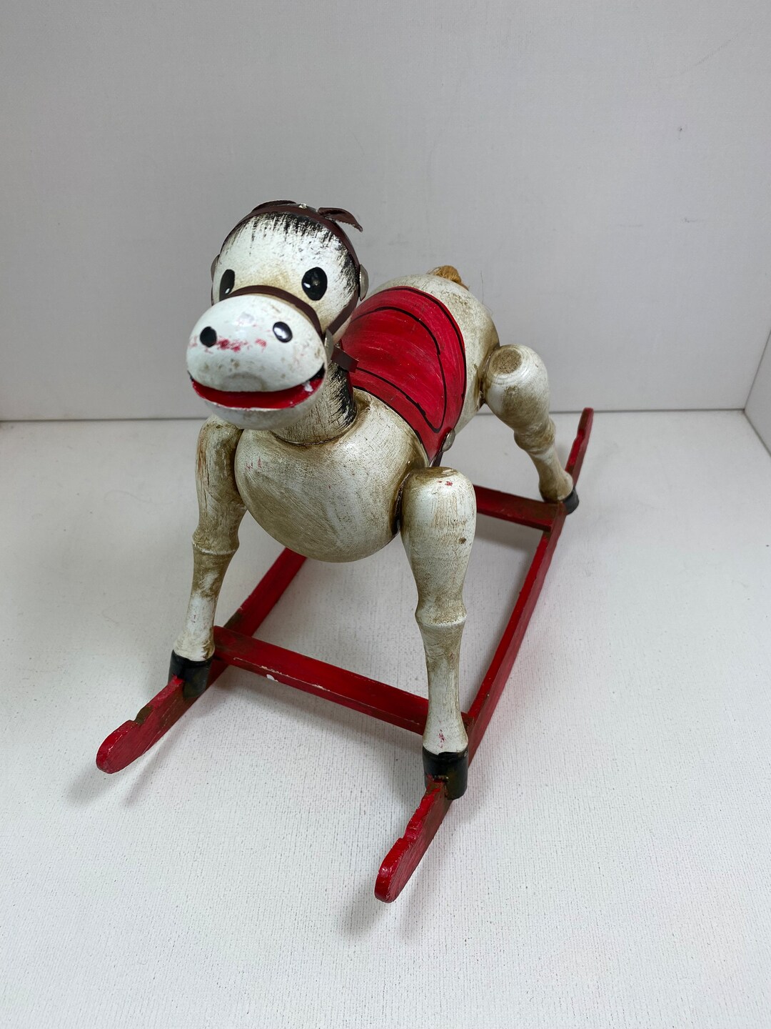 Box Rocking Horse 1970s Enesco Wooden Rocking Horse Music Box - Etsy